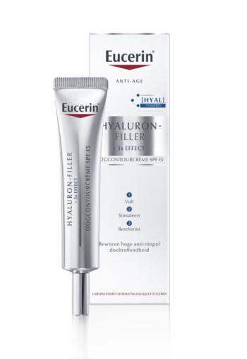 Eucerin Hyaluron-filler + 3x effect oogcontourcreme SPF15 (15 Milliliter)