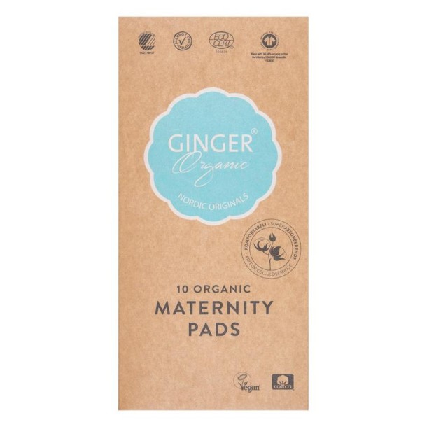 Ginger Organic Kraamverband (10 Stuks)