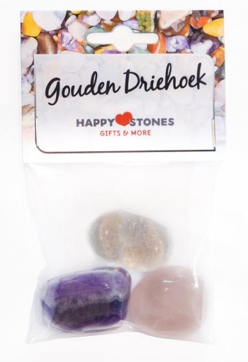 Happy Stones Gouden driehoek (3 Stuks)