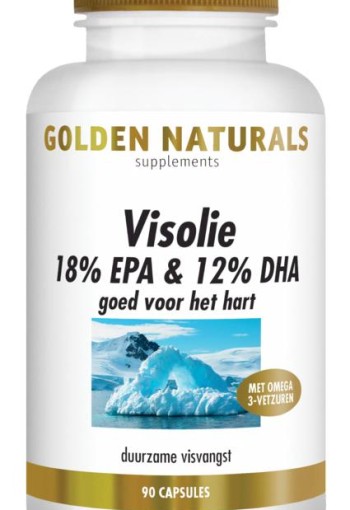 Golden Naturals Visolie 18% EPA & 12% DHA (90 Softgels)