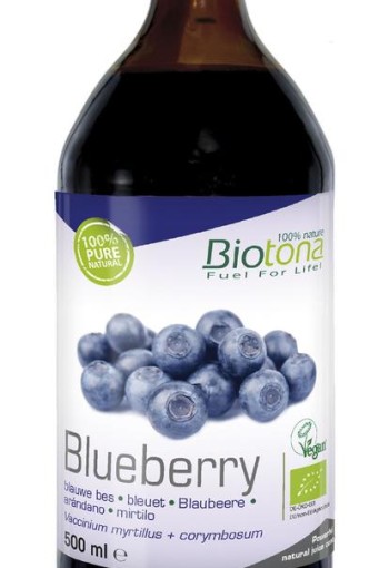 Biotona Blauwe bes concentraat bio (500 Milliliter)