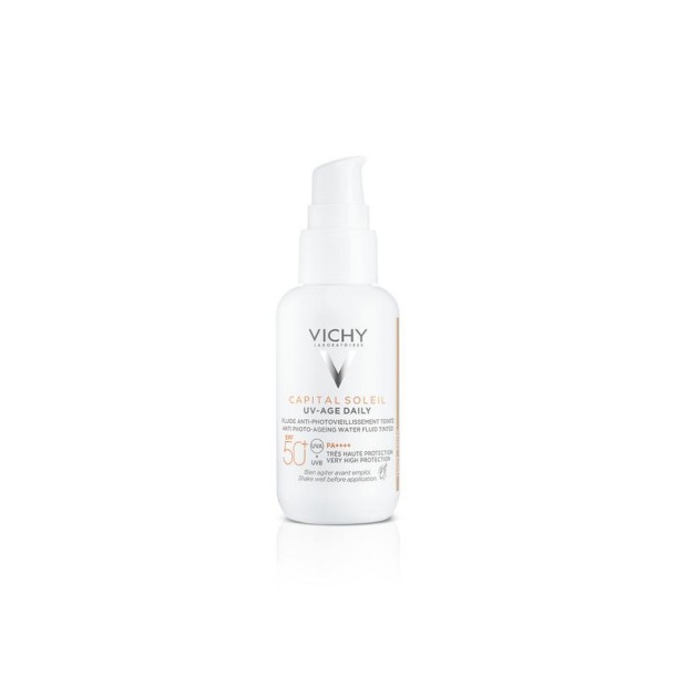 Vichy Capital soleil uv age tinted light-medium (40 Milliliter)