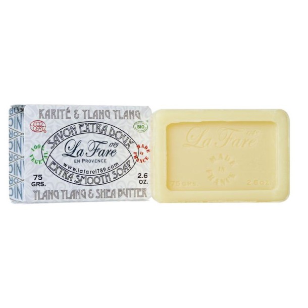 La Fare 1789 Zeep extra smooth shea butter ylang ylang (75 Gram)
