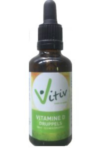 Vitiv Vitamine D3 druppels 100IU (50 Milliliter)