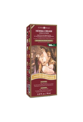 Surya Brasil Henna haarverf cream Swedish blonde (70 Milliliter)