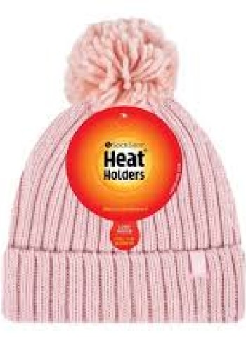 Heat Holders Ladies pom pom hat arden coral one size (1 Stuks)