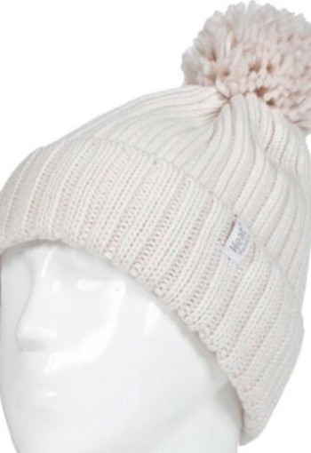 Heat Holders Ladies pom pom hat arden creme one size (1 Stuks)