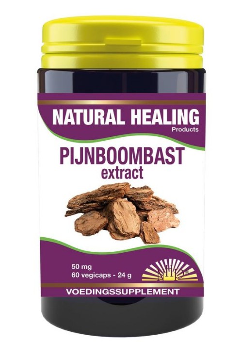 NHP Pijnboombast extract 50mg (60 Vegetarische capsules)