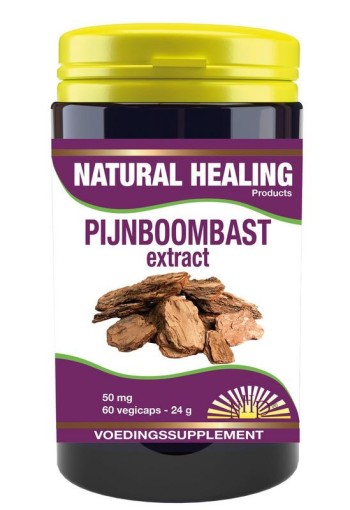 NHP Pijnboombast extract 50mg (60 Vegetarische capsules)