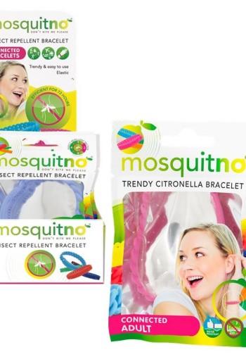 Mosquitno Insect repellent bracelet adult (1 Stuks)