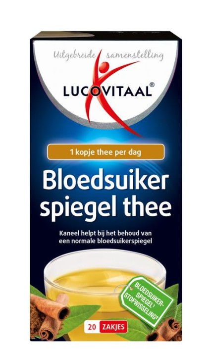 Lucovitaal Bloedsuikerspiegel thee (20 Zakjes)