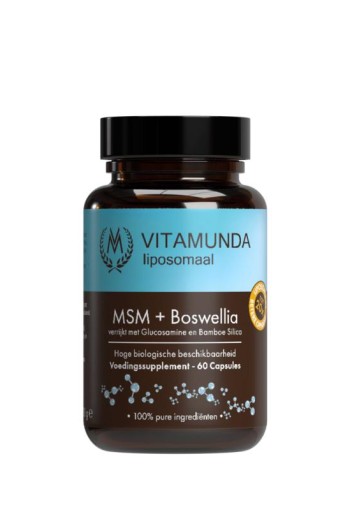 Vitamunda MSM+ boswellia (60 Capsules)