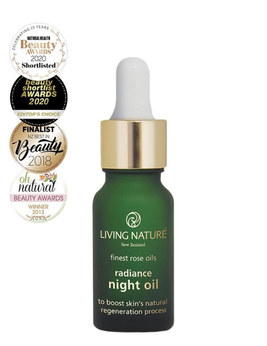 Living Nature Radiance night oil (18 Milliliter)