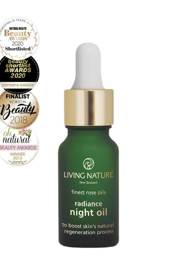 Living Nature Radiance night oil (18 Milliliter)