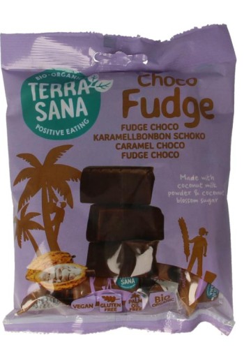 TerraSana Fudge chocolade bio (150 Gram)
