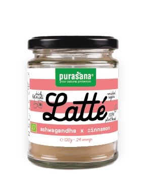 Purasana Latte ashwagandha kaneel vegan bio (120 Gram)