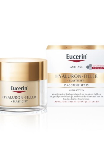 Eucerin Hyaluron-filler + elasticity dagcreme SPF15 (50 Milliliter)