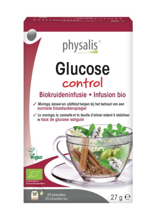 Physalis Glucose control infusion bio (20 Zakjes)