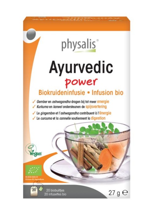 Physalis Ayurvedic power biokruideninfusie (20 Zakjes)