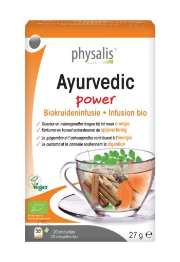 Physalis Ayurvedic power biokruideninfusie (20 Zakjes)
