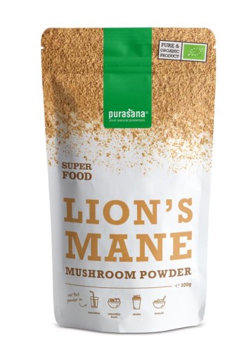 Purasana Lion's mane poeder bio (100 Gram)