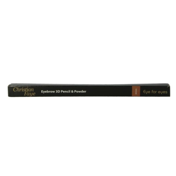 Christian Faye Eyebrow 3D pencil & powder brown (1 Gram)