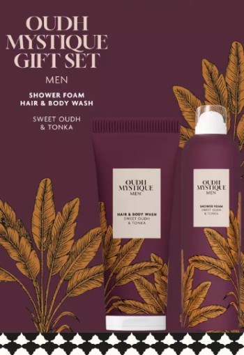 Etos Oudh Mystique Giftset Hair Body Wash + Foam