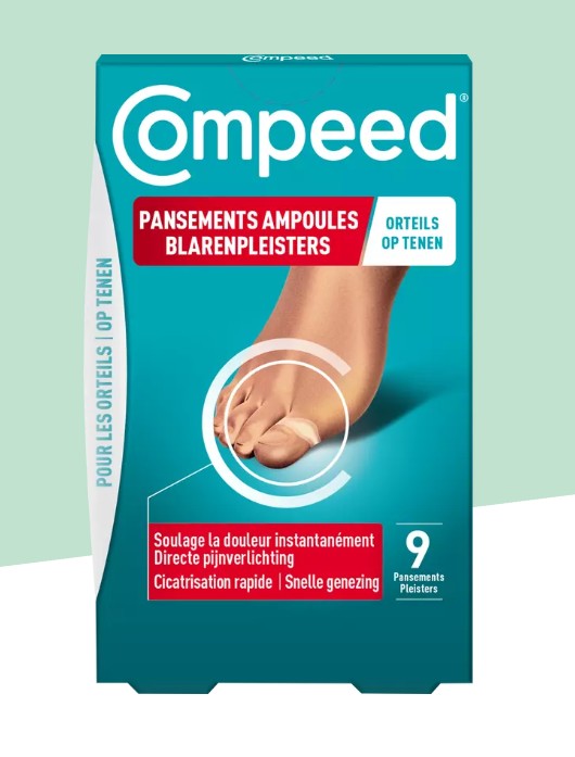 Compeed Blarenpleister op Tenen 9 stuks 