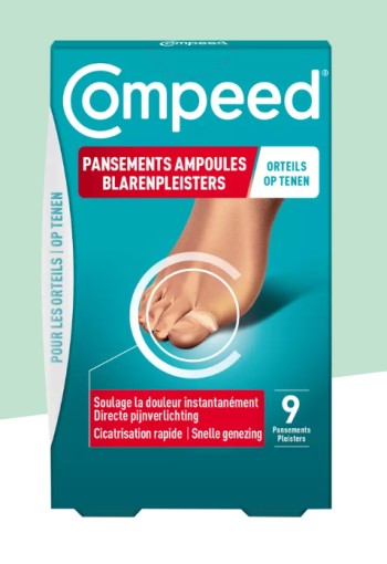 Compeed Blarenpleister op Tenen 9 stuks 