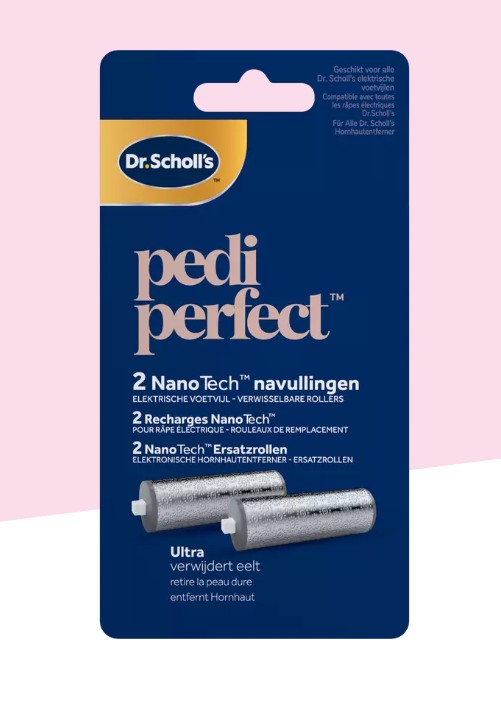 Dr.Scholl's Pedi Perfect NanoTech navullingen Elektrische Voetvijl 2 stuks