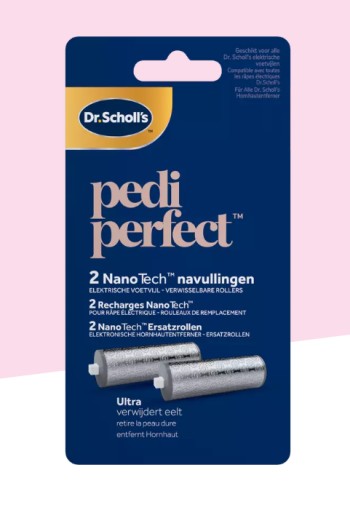 Dr.Scholl's Pedi Perfect NanoTech navullingen Elektrische Voetvijl 2 stuks