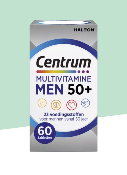 Centrum Men 50+ Multivitaminen Tabletten 60 stuks