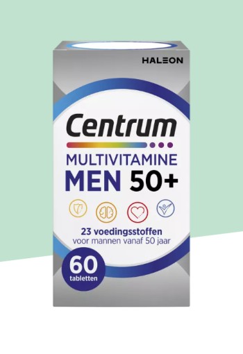 Centrum Men 50+ Multivitaminen Tabletten 60 stuks