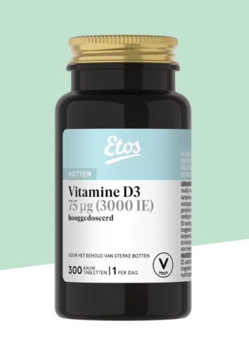 Etos Vitamine D3 75ug 300 stuks