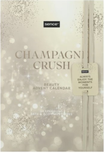 Sence Champagne Crush advent kalender 24 sparkling bath en body musthaves