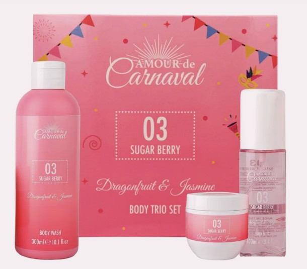 Amour De Carnaval 03 Sugar Berry 3 Piece Gift Set