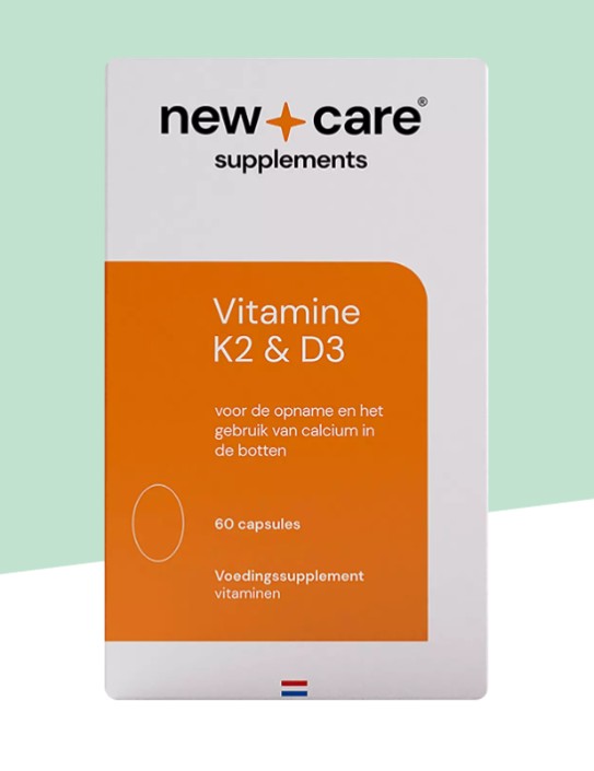 New Care Vitamine K2 & D3 Capsules 60 stuks