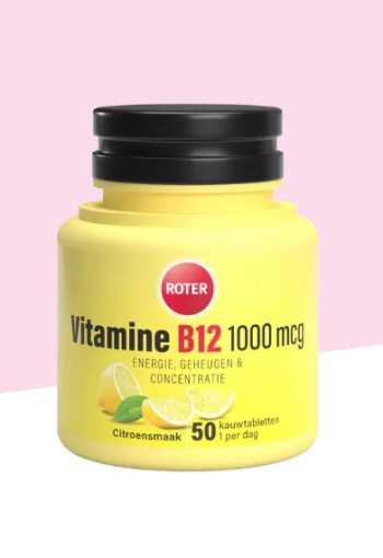 Roter Vitamine B12 1000Mg Citroen 50 Stuks