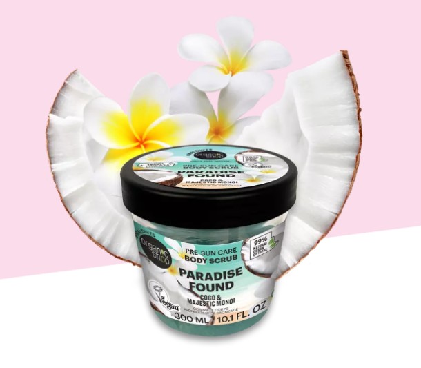 Organic Shop Body Scrub Paradise Found 300 ML