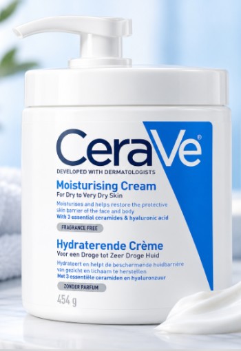 Cerave Hydraterende creme pomp (454 gr)