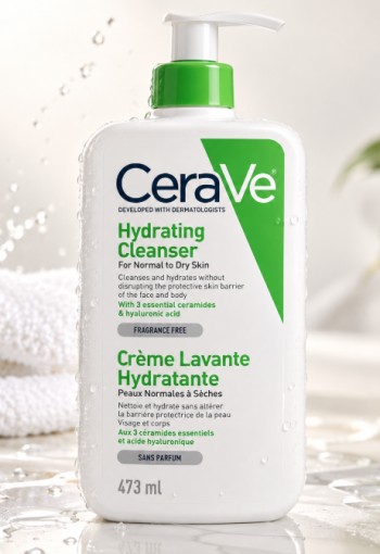 Cerave Hydraterende reinigingscreme (473 Milliliter)