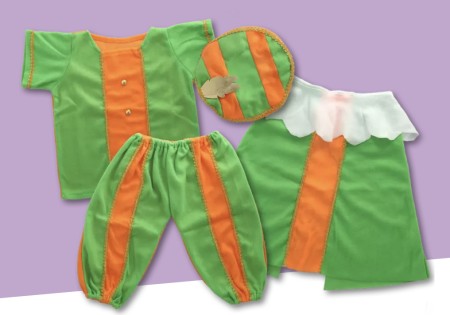 Pietenpakje Oranje Groen