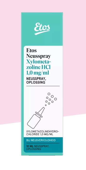 Etos Neusspray Xylometazoline HCl 1,0 MG/ 10ML