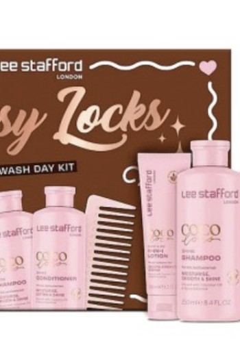 Lee Stafford Glossy Locks Wash Day Kit 250ml