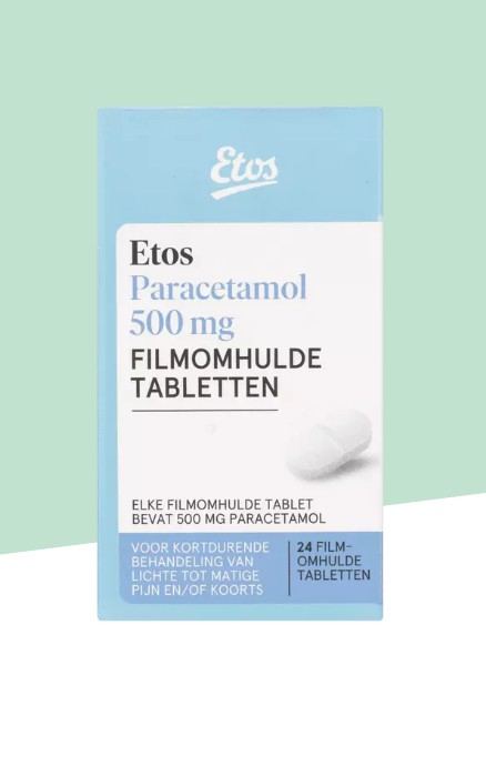 Etos Paracetamol 500 MG Pot 24 stuks 