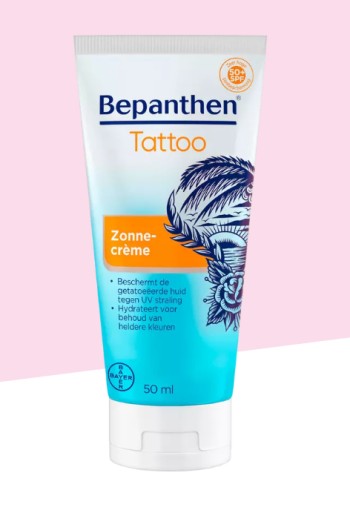 Bepanthen Tattoo zonnecreme SPF50+ (50 Milliliter)