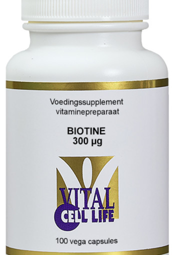 Vital Cell Life Biotine 300 mcg (100 Vegetarische capsules)