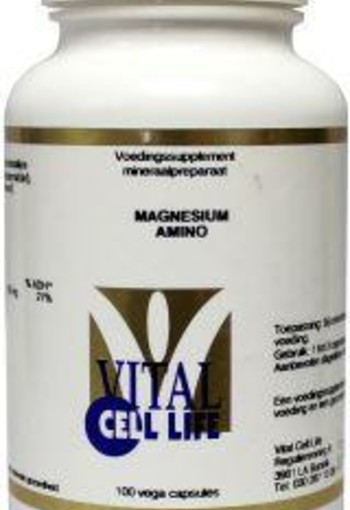 Vital Cell Life Magnesium amino 100 mg (100 Vegetarische capsules)