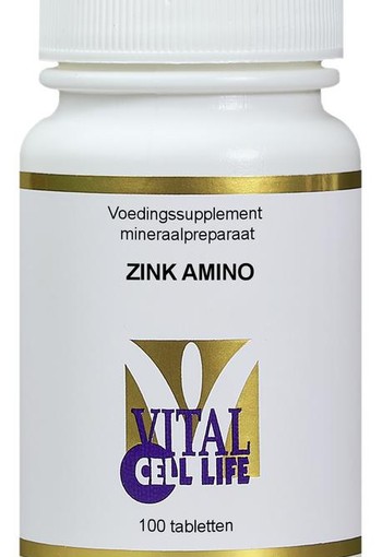 Vital Cell Life Zink amino 15mg (100 Tabletten)