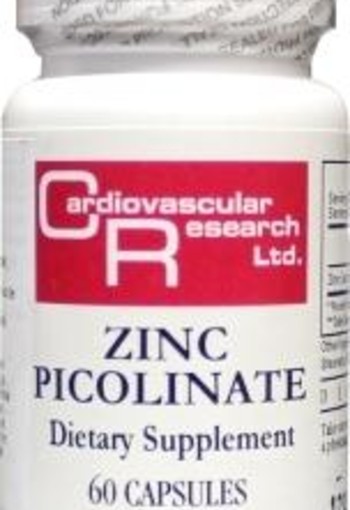 Cardio Vasc Res Zink picolinaat 25 mg (60 Capsules)